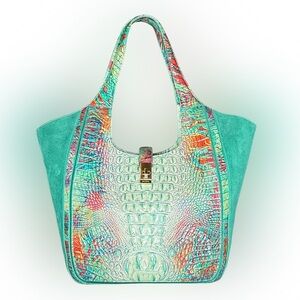 Brahmin Dream Quantum Carla Colorful Tote Bag
